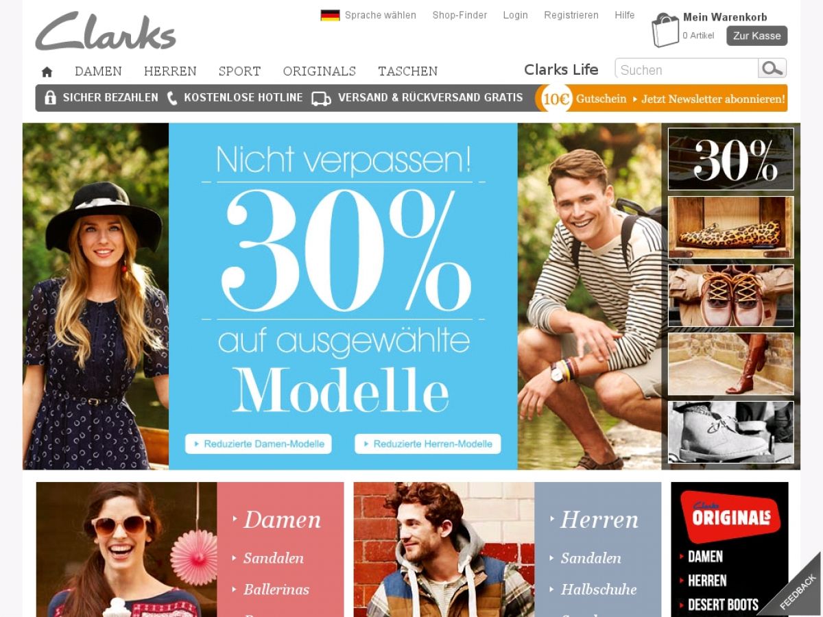 www.Clarks.de